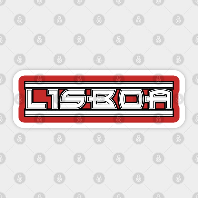 Lisboa typography Sticker by Providentfoot